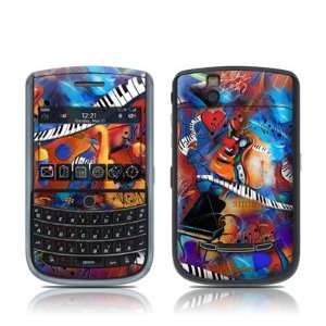 Music Madness Design Skin Decal Sticker for Blackberry Tour 9630 Cell 