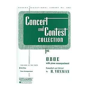  Rubank Concert and Contest Collection for Oboe Musical 
