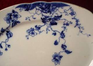 GRINDLEY china DUCHESS flow blue OVAL MEAT PLATTER  