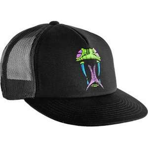  Powell Snakehead Blacklight Mesh Hat   Adjustable [Black 