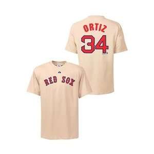 Boston Red Sox David Ortiz Cooperstown Retro Player Name and Number T 