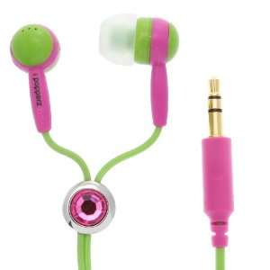  iPopperz IP CLZ 4004 Ear Bud (Green/Pink) Electronics