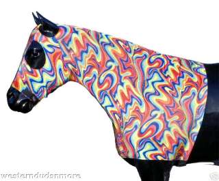 Sleazy Sleepwear Horse Hood w/ zipper L Rainbow Fiesta  