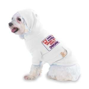  Chihuahua Hooded T Shirt for Dog or Cat Small White