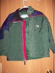 Boys Columbia Sportswear Green Winter Jacket size 10/12 10 12 Youth 