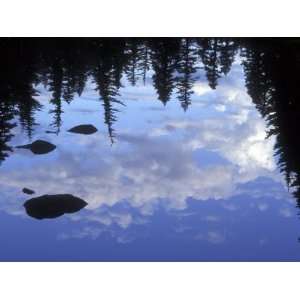  Reflections in Russel Lake, Mt. Jefferson Wilderness 