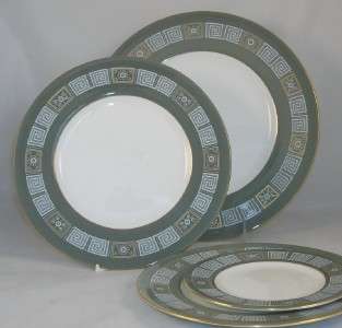 Wedgwood ASIA GREEN 4 Piece Place Setting GREAT VALUE  