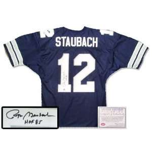  Roger Staubach Dallas Cowboys Autographed Authentic Style 