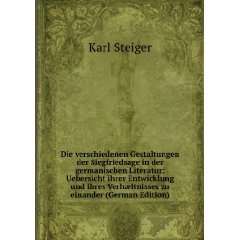   VerhÃ¦ltnisses zu einander (German Edition) Karl Steiger Books