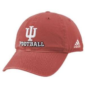  adidas Indiana Hoosiers Crimson Slouch Hat Sports 