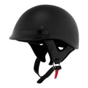  Skid Lid Helmets SL TRADITIONAL FLAT BLACK 2XL MOTORCYCLE 