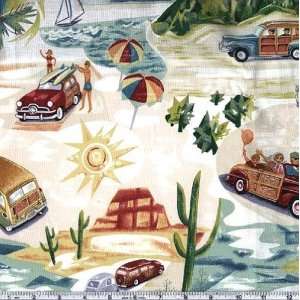  45 Wide Mountain Vacation Blue Fabric By The Yard Arts 