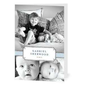    Boy Birth Announcements   Sketched Band Pool By Petite Alma Baby