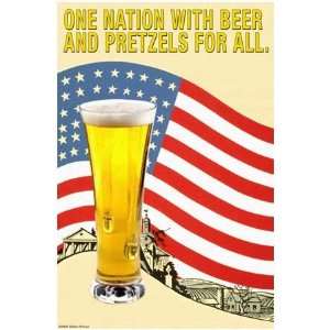  One Nation with Beer & Pretzels for All by Wilbur Pierce 