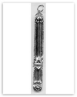 Antique Style Art Nouveau Needle Case Sterling Silver  