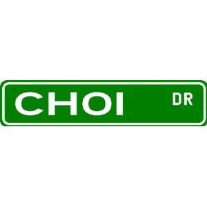 CHOI Street Sign ~ Family Lastname Sign ~ Gameroom, Basement, Garage 