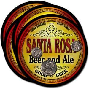 Santa Rosa, TX Beer & Ale Coasters   4pk