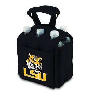   LSU Tigers Louisiana State 6 Pack Cooler Caddy Tote
