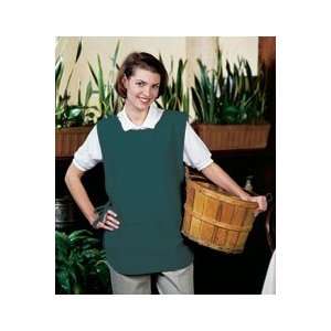  Hunter Green Poplin Cobbler Aprons   Case of 6   28L x 20 