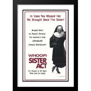 Sister Act 32x45 Framed and Double Matted Movie Poster   Style C 