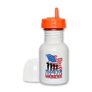 Sippy Cup Orange Lid US Military Army Navy Air Force Marine Corps 