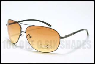 HD Vision Lens Driving Cop Sunglasses Clear View BLACK  