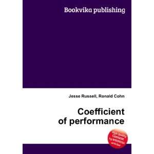  Coefficient of performance Ronald Cohn Jesse Russell 