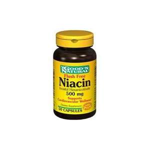  Flush Free Niacin 500mg   Supports Cardiovascular Wellness 