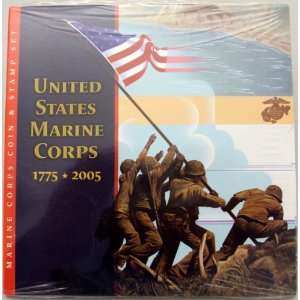  US Marine Corps Coin and Stamp Set 