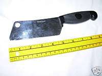 Cattaraugus Black Handle Small Meat Cleaver  