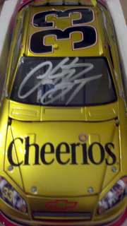 2011 Clint Bowyer #33 Cheerios Autographed Liquid Color Chevy 1/24th 