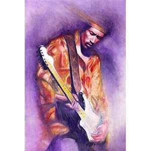  Jimi Hendrix Giclee on Canvas