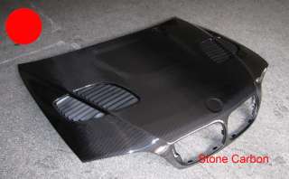 BMW E46 98 01 2Dr GTR Carbon Hood Bonnet ABS vents  