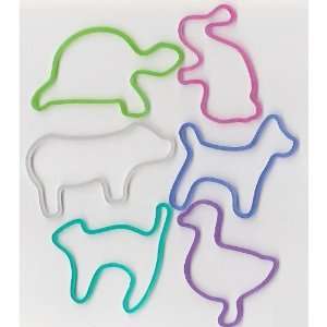  Farm Animals Glitter Silly Bands Case (12 Packs) 144 Bands 