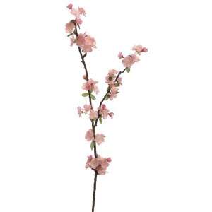  Club Pack of 12 Artificial Pink Peach Blossom Silk Flower 