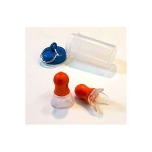 SilentEar Reusable Ear Plugs, Orange body w/Clear Flange (NRR 32) (1 