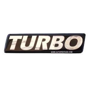  TURBO Emblem Badge Decal for ALL Vehicles Automotive