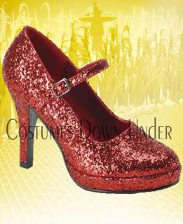 NEW DOROTHY RUBY SLIPPERS COSTUME SHOES THE WIZARD OF OZ 7 8 9  