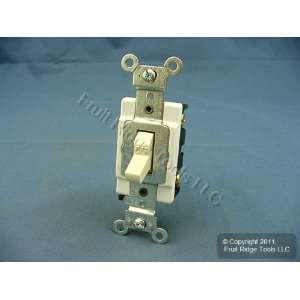   Almond COMMERCIAL Toggle Wall Light Switches Single Pole 15A CSB1 15A