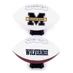   Michigan Wolverines Full Size Embroidered Football