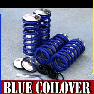   Crx Suspension Coil Coilover Lowering Spring Dual Lock Blue  