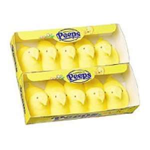 Just Born Marshmallow Chick Peeps (10 Pc Pack)  Grocery 