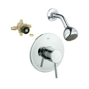 GROHE Concetto Starlight Chrome 1 Handle Shower Faucet with Single 