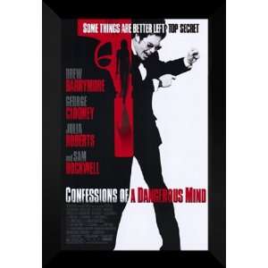  Confessions of Dangerous Mind 27x40 FRAMED Movie Poster 
