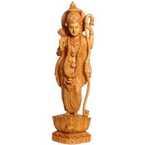 Kodanda Rama   Shivani Wood Sculpture from Mysore 