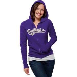  Connecticut Huskies Womens Distressed Tail Sweep Full Zip 