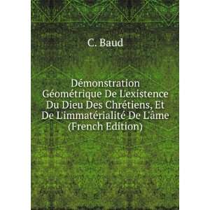  De LimmatÃ©rialitÃ© De LÃ¢me (French Edition) C. Baud Books