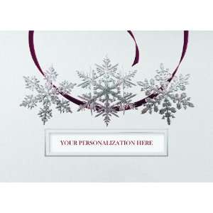 Shimmering Snowflakes Holiday Cards