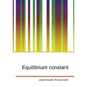 Equilibrium constant Ronald Cohn Jesse Russell  Books