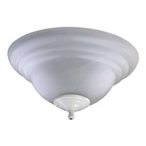 Quorum International 1133 801 Satin Nickel / White 2 Light Fan Light 